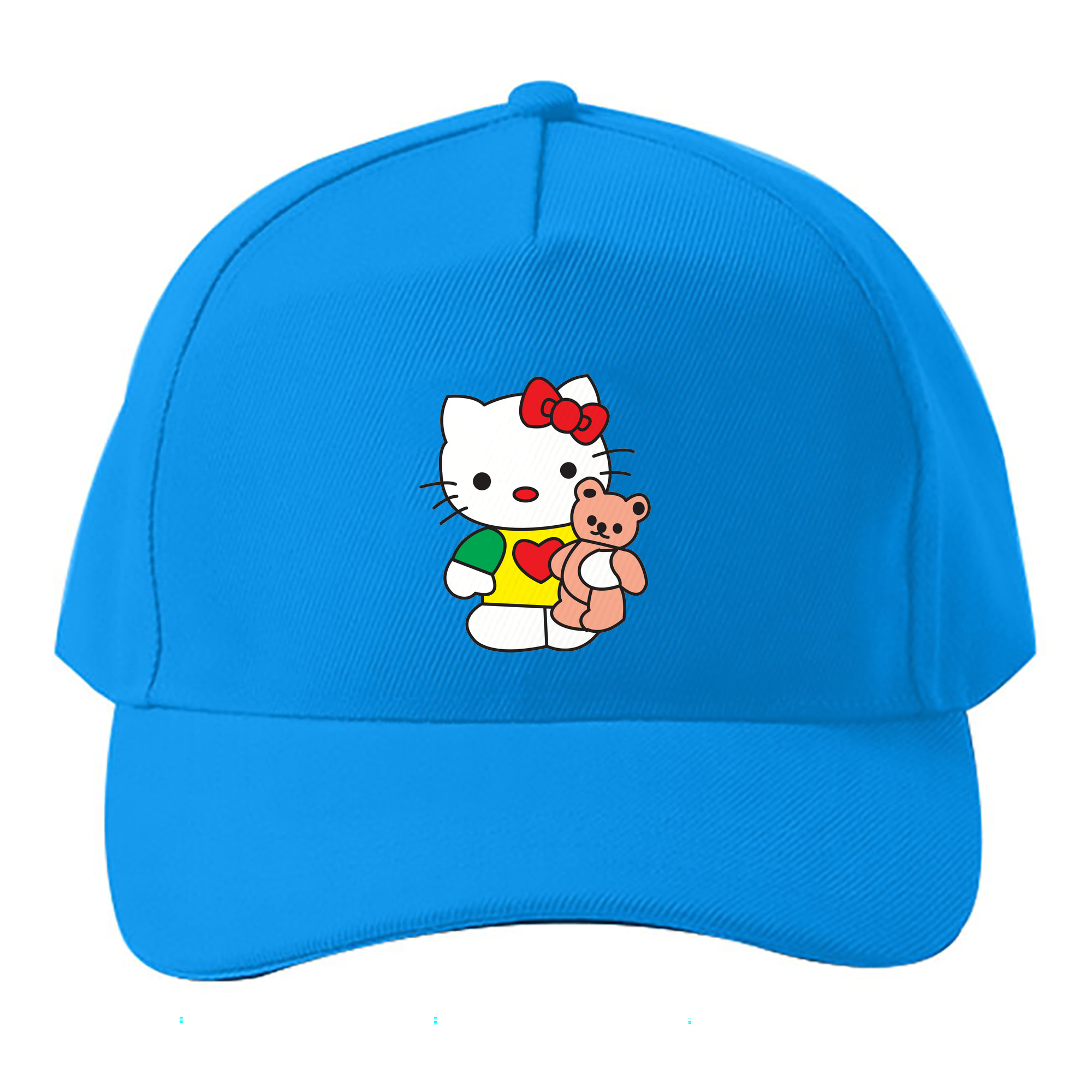 （画像用） Hello Kitty ハローキティ ベースボールキャップ 綿100％ 男女兼用 帽子 スポーツ